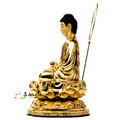 釋迦牟尼佛蓮花座-按金銅佛像(41cm)_3