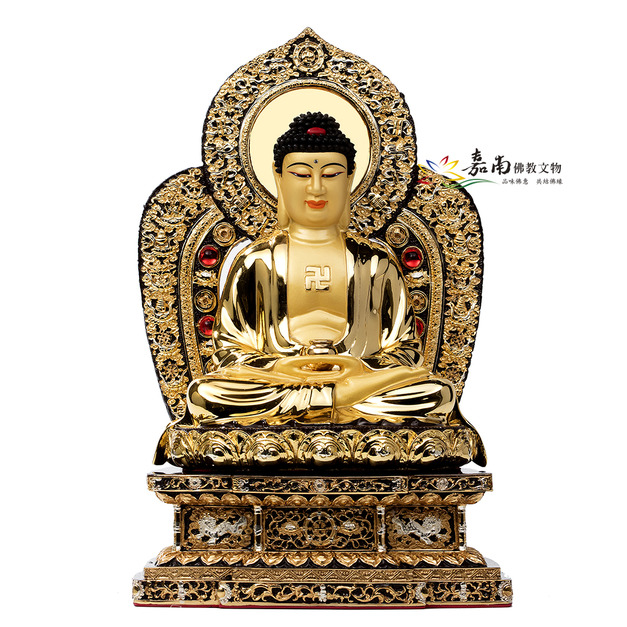 釋迦牟尼佛金剛座銅佛像(1尺5寸8)