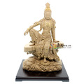 自在觀音(石金色)(底座顏色隨機)