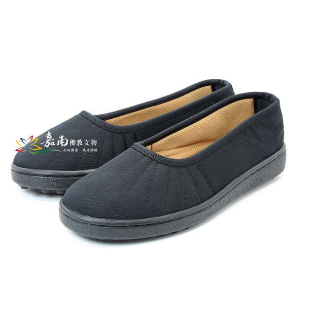 纖足黑布居士鞋