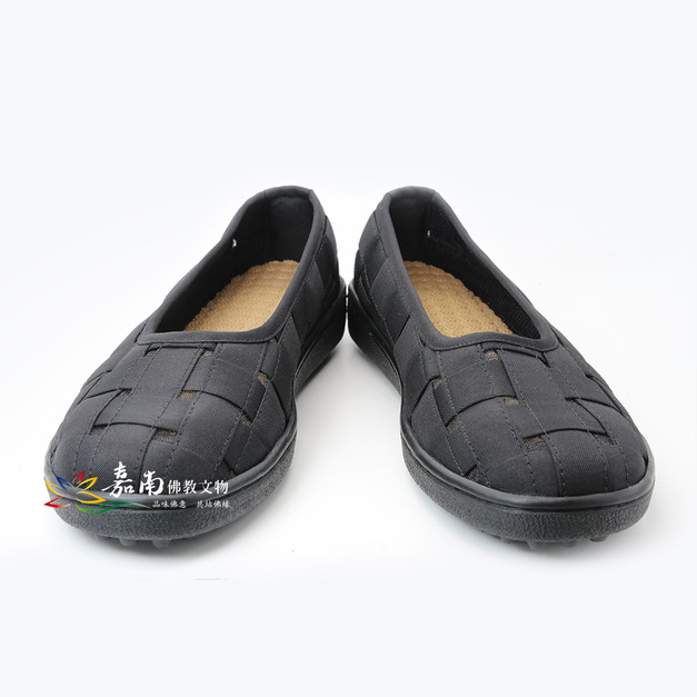 纖足網布居士鞋(黑)
