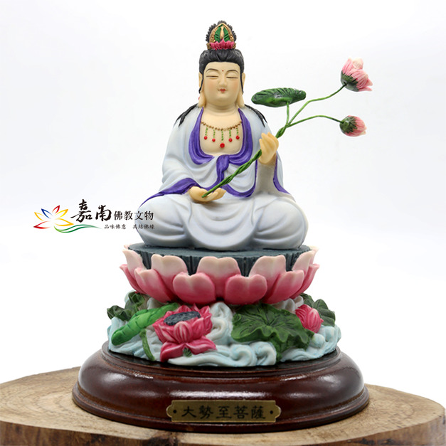 冷瓷彩繪大勢至菩薩-3*4吋