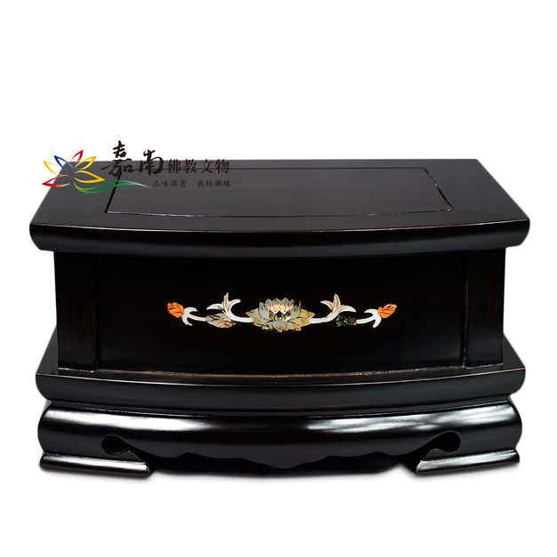 彎月佛座-黑檀色(23*20*12cm)