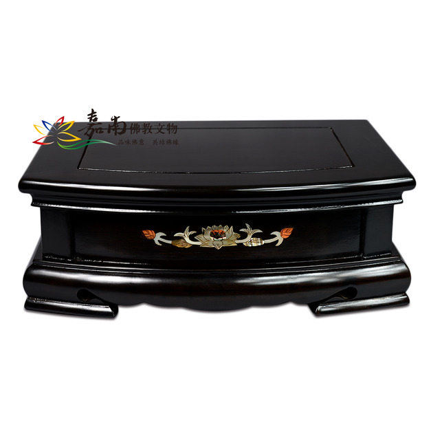 彎月佛座-黑檀色(23*20*8cm)