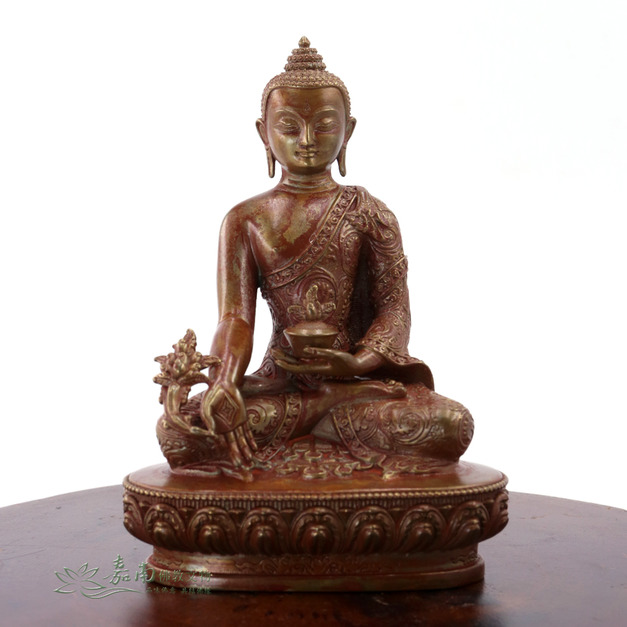 藥師佛-精雕黃銅(3寸)