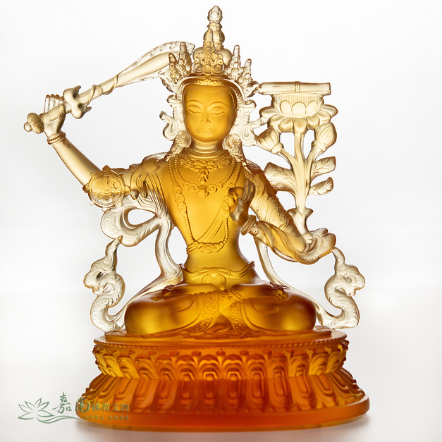 密宗文殊菩薩-琉璃佛像(7寸)