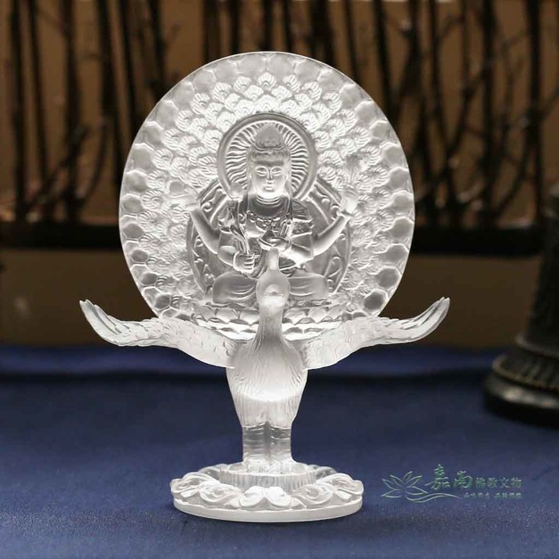 孔雀佛母-琉璃佛像