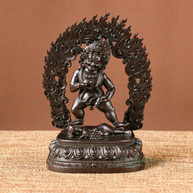 黑財神-精雕黃銅(3寸)-請先詢問