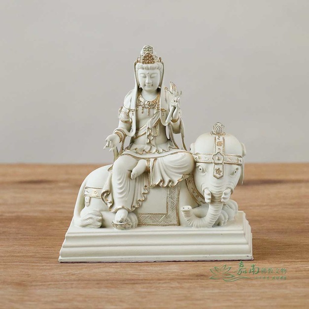 素面描金普賢菩薩- 莊嚴殊勝 行願圓滿｜供佛入門高 CP 首選