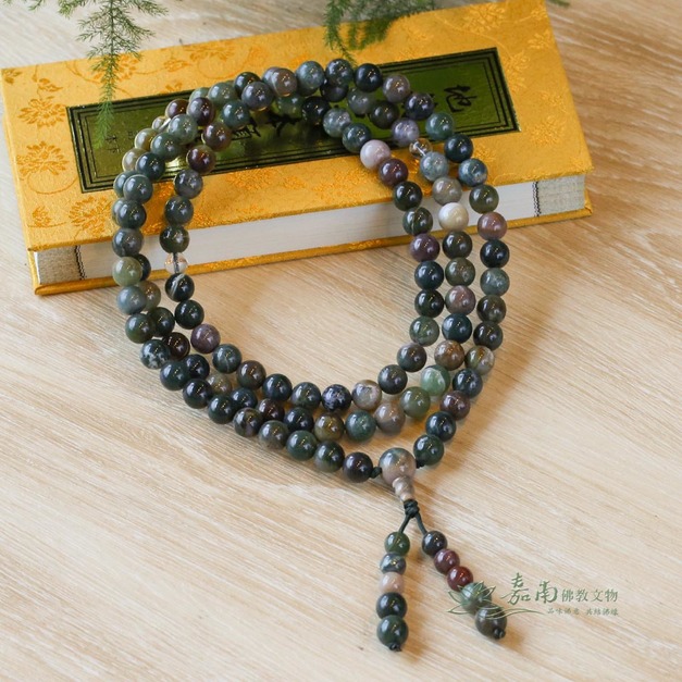 七彩石念珠(10mm) ｜對應七輪．提升能量場