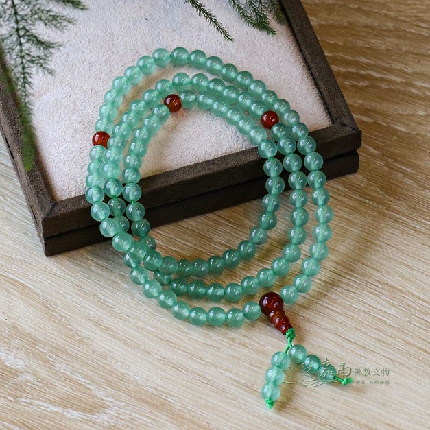 東凌玉念珠 (6mm) ｜溫潤如翠．穩心清氣的修行良伴