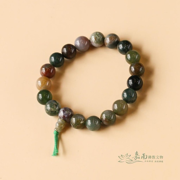 七彩石手珠 (10mm) 七彩平衡．溫潤如玉｜天然能量石手珠推薦