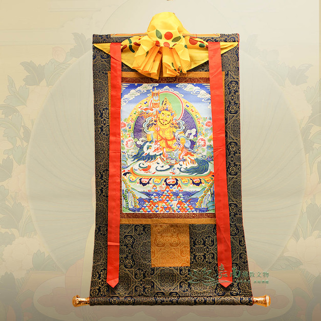 唐卡-財寶天王 (88cm)