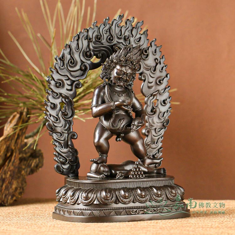 黑財神-精雕黃銅(5寸)-請先詢問-佛具用品百貨首選| 嘉南佛教文物