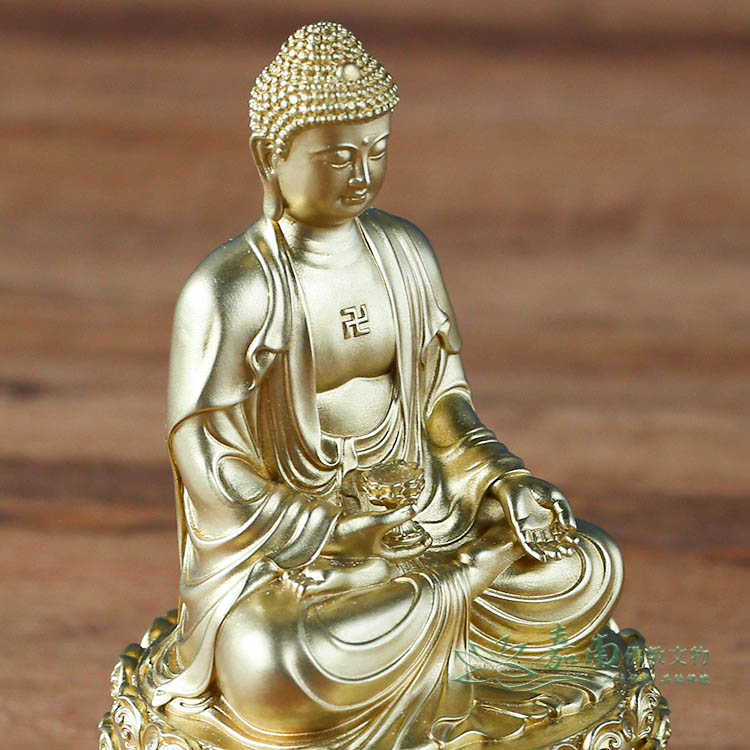 ZI883 泰国十八世紀（18世紀）銅鍍金仏陀立像・銅鍍金佛陀像・銅