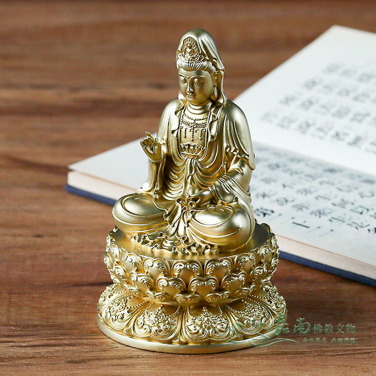 觀世音菩薩-黃銅鍍金佛像| 嘉南佛教文物｜佛像、佛堂設計、台北佛具店