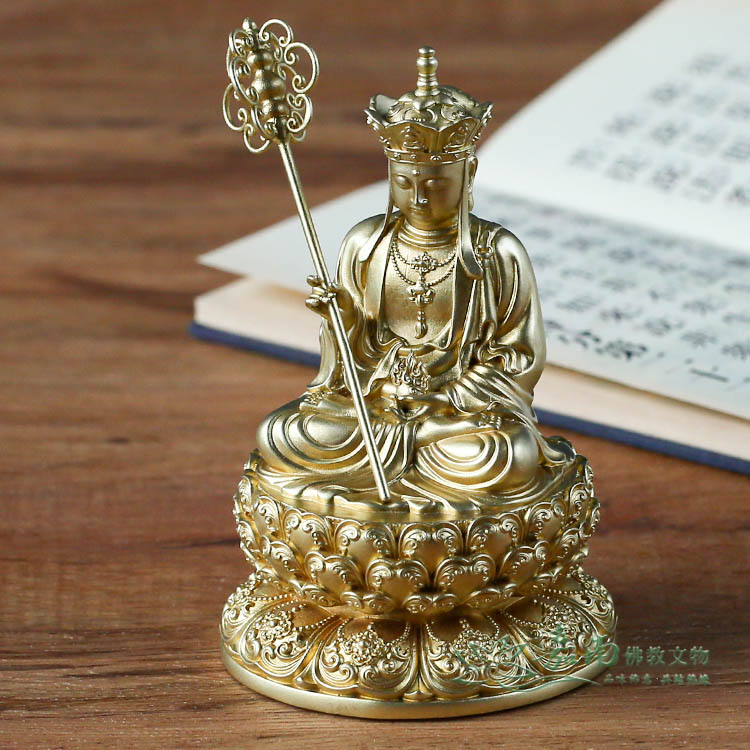【美品】銅佛像① Amazon.com: 如来佛铜像钥匙扣挂件黄铜摆件地藏菩萨禅坐工艺品小