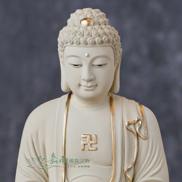 佛是圖 阿閦佛6公分佛像- 均安佛教文物館