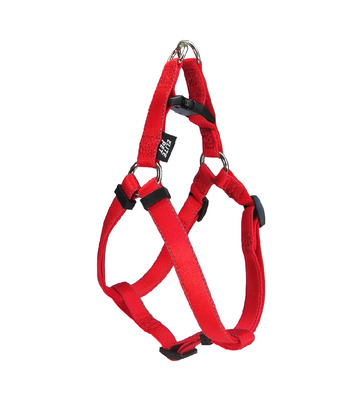 經典系列 寵物反光三角胸背 熱血紅