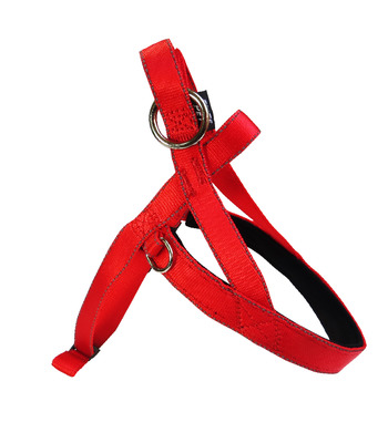 經典系列 寵物反光快穿胸背 熱血紅