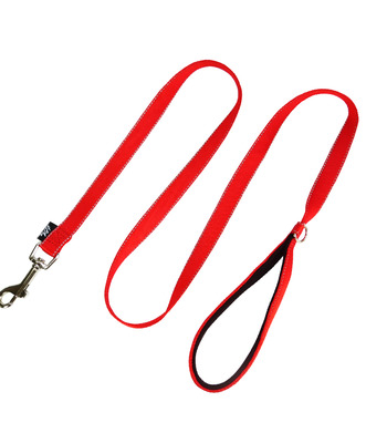 經典系列 寵物反光舒適牽繩 熱血紅