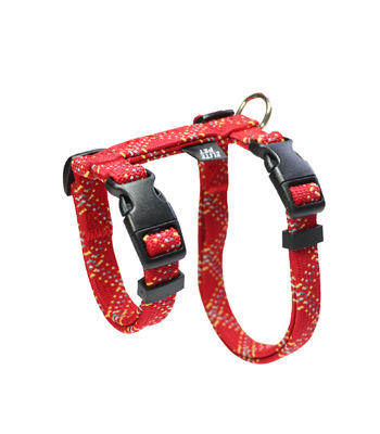 FLASH閃電系列 貓兔用胸背 紅黃