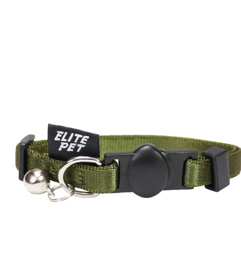 經典系列 貓兔用頸圈 軍綠