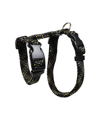 FLASH閃電系列 貓兔用胸背 黑黃