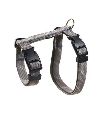 FLASH閃電系列 貓兔用胸背 銀灰