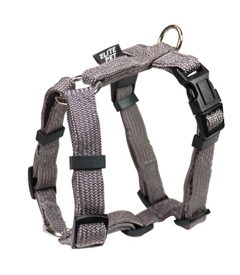 FLASH閃電系列 H型胸背帶 銀灰