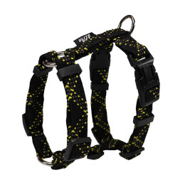 FLASH閃電系列 H型胸背帶 黑黃