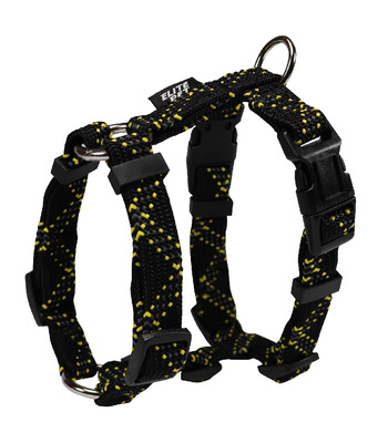 FLASH閃電系列 H型胸背帶 黑黃