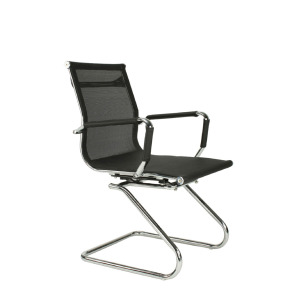 電鍍網背洽談椅 FM會議椅