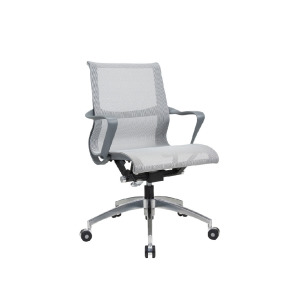 曲線網椅 SL會議椅 灰色