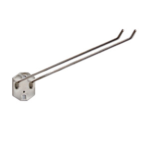 天鋼 tanko 掛板配件-斜角雙鉤 300mm 10入