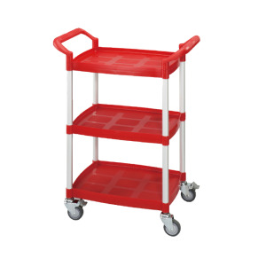 【華塑】輕巧型三層推車 紅色 RA-450 HS-450 