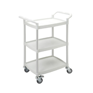 【華塑】輕巧型三層推車 白色 RA-450A-3 HS-450A-3