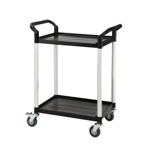 【華塑】小型二層推車 黑色 RA-707E HS-707E