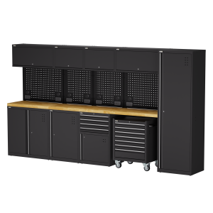 天鋼 tanko 專業系統工作站 大型組合 原木桌板