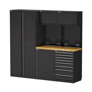 天鋼 tanko 專業系統工作站 中型組合 原木桌板