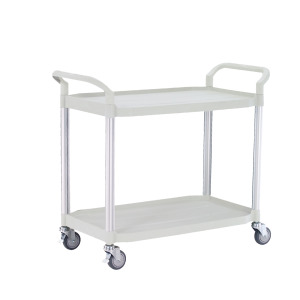 【華塑】大型三層手推車 白色 RA-808LE-3 HS-808LE-3