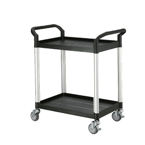 【華塑】標準二層手推車 黑色 RA-808E HS-808E