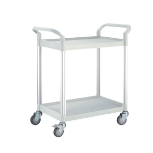 【華塑】標準二層手推車 白色 RA-808E-3 HS-808E-3
