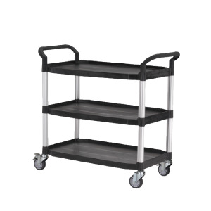 【華塑】大型三層手推車 黑色 RA-808LA  HS-808LA 