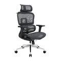 人體工學全網椅 BN辦公椅 無腳墊/有腳墊 網布坐墊 高韌性網黑_1