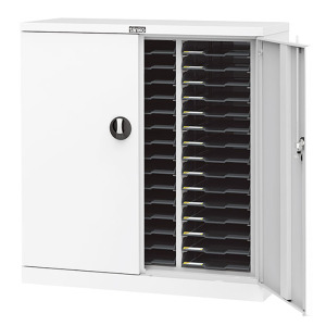 天鋼 A4加門型文件箱 A4A-345D 落地型文件櫃 附鎖文件箱 三排櫃 文件收納櫃 OA檔案收納櫃 公文櫃 分類文件箱