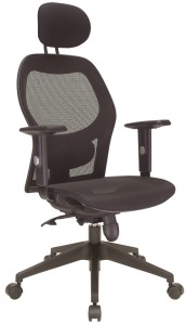 全網辦公椅 AX/AZ人體工學椅 高背/低背-黑 可換色