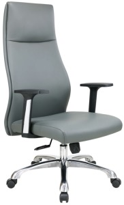 商用高級透氣皮椅 HG主管皮椅 灰