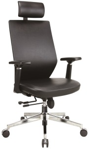 高背透氣皮椅 AU主管椅/ 皮椅