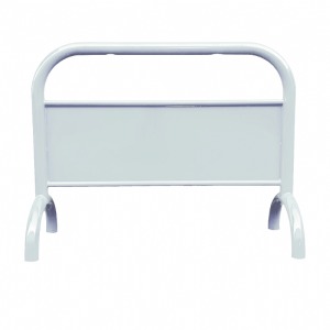 重型拒馬 亮白色 禁止停車牌 鍍鋅鋼管烤漆拒馬 淨重15KG 印刷拒馬 可客製化